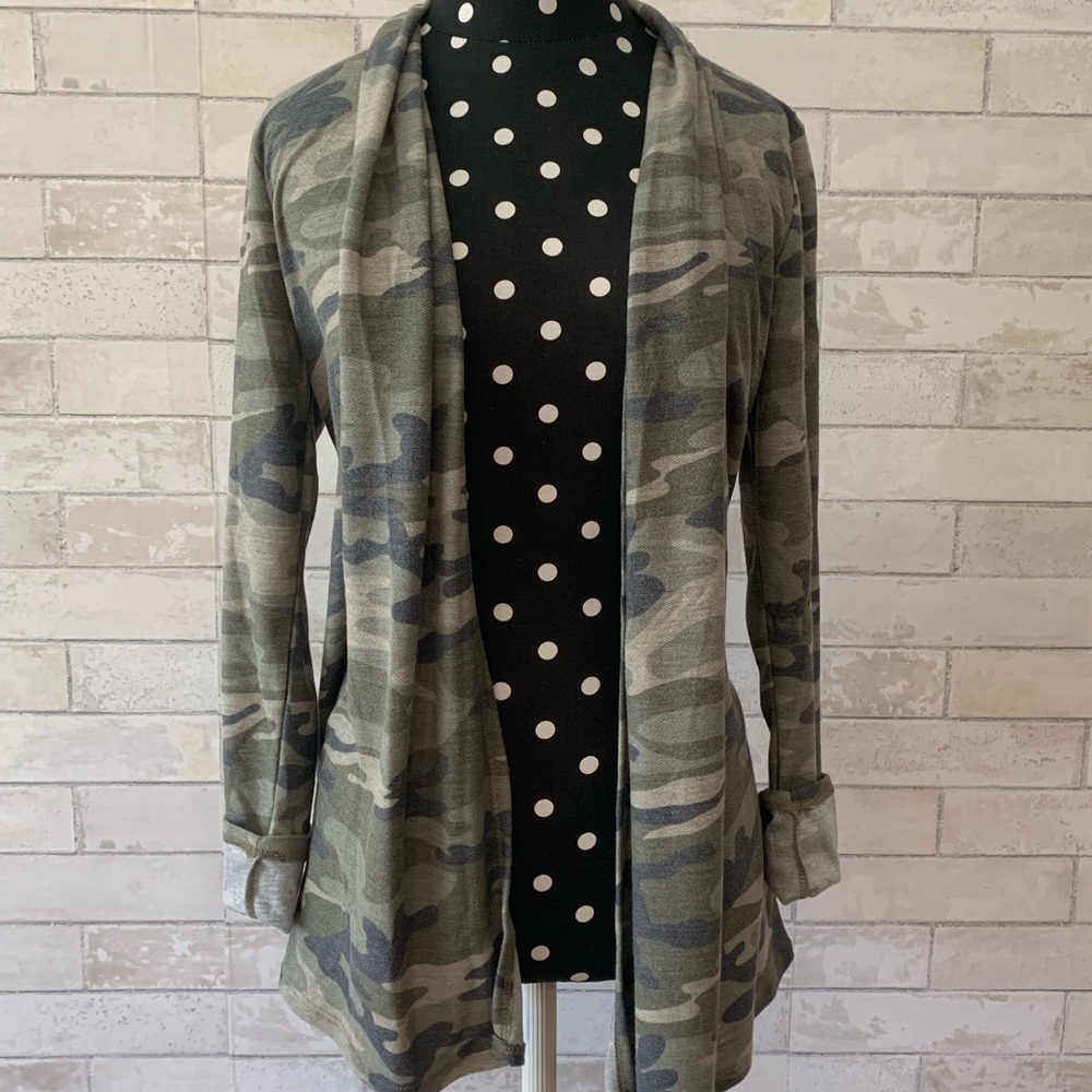 Camo Cardigan